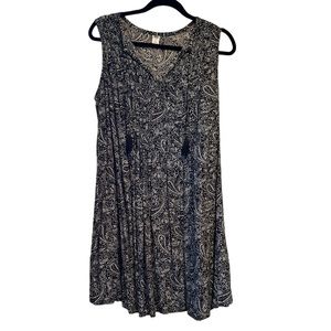Black paisley dress Old Navy L